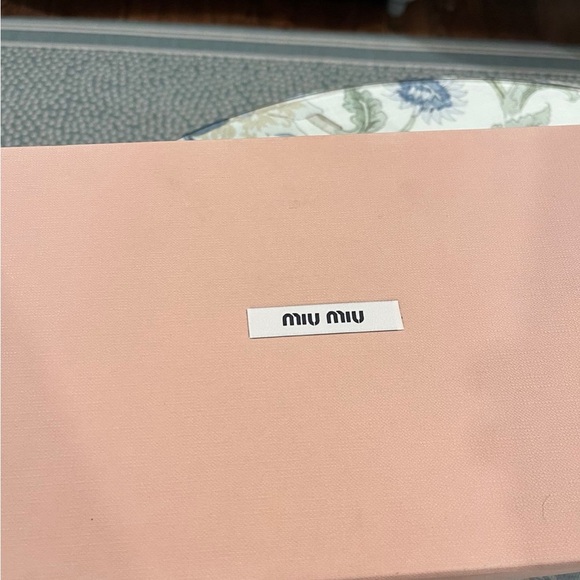 Miu Miu Velvet and Patent Flats with Crystal Heels - Picture 8 of 9